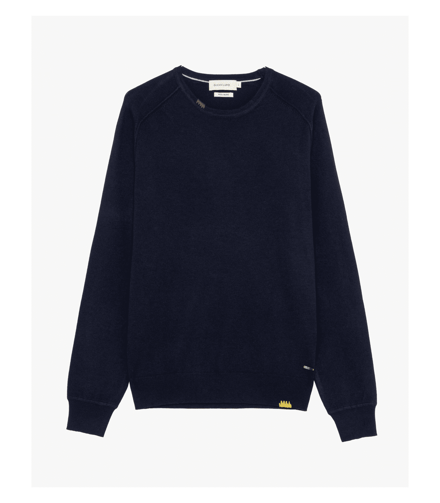 Maglione girocollo in misto lana