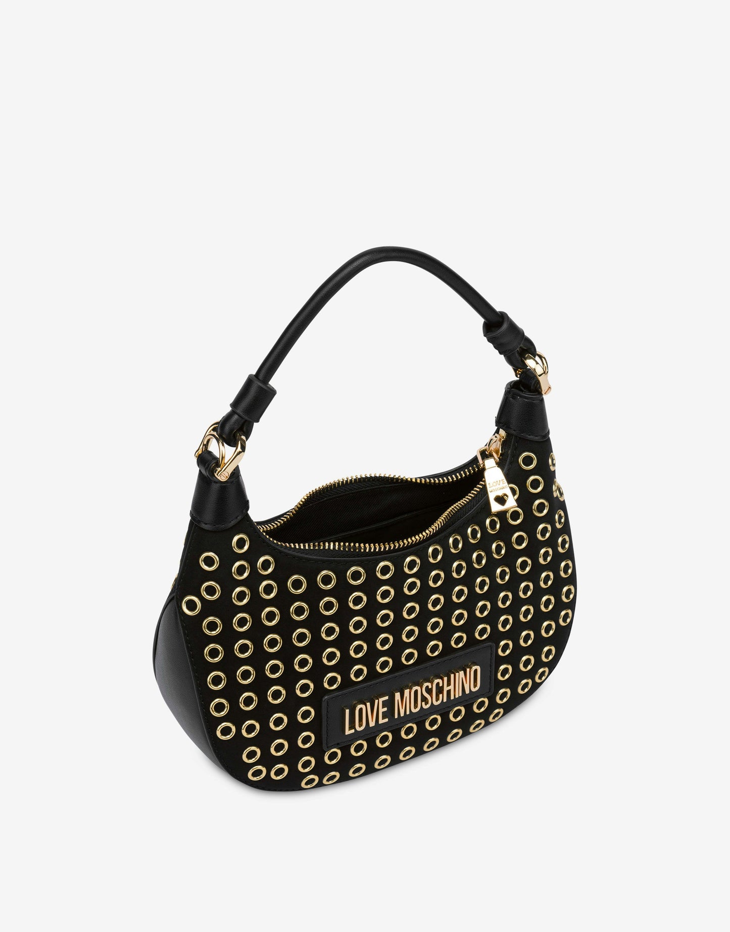 Mini hobo bag con occhielli Glam Up