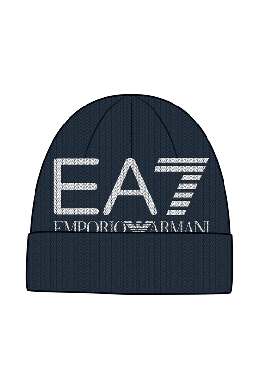 Beanie Visibility con maxi logo EA7