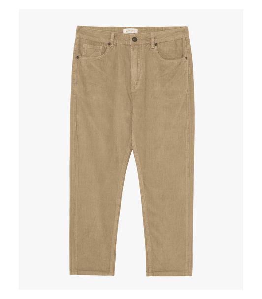 Pantaloni COOPER carrot fit in velluto a coste