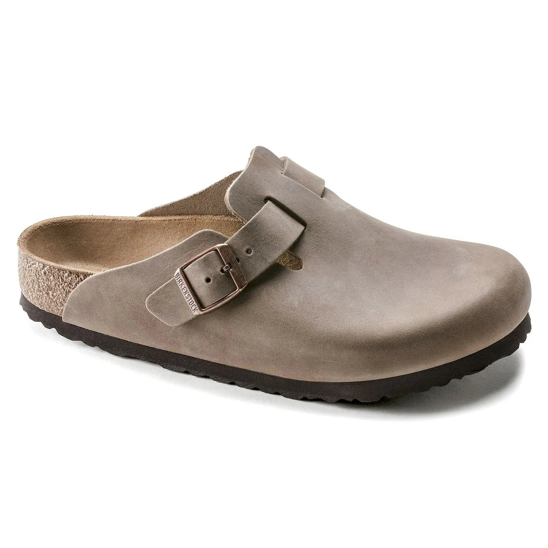 Boston pelle oliata Tabacco brown