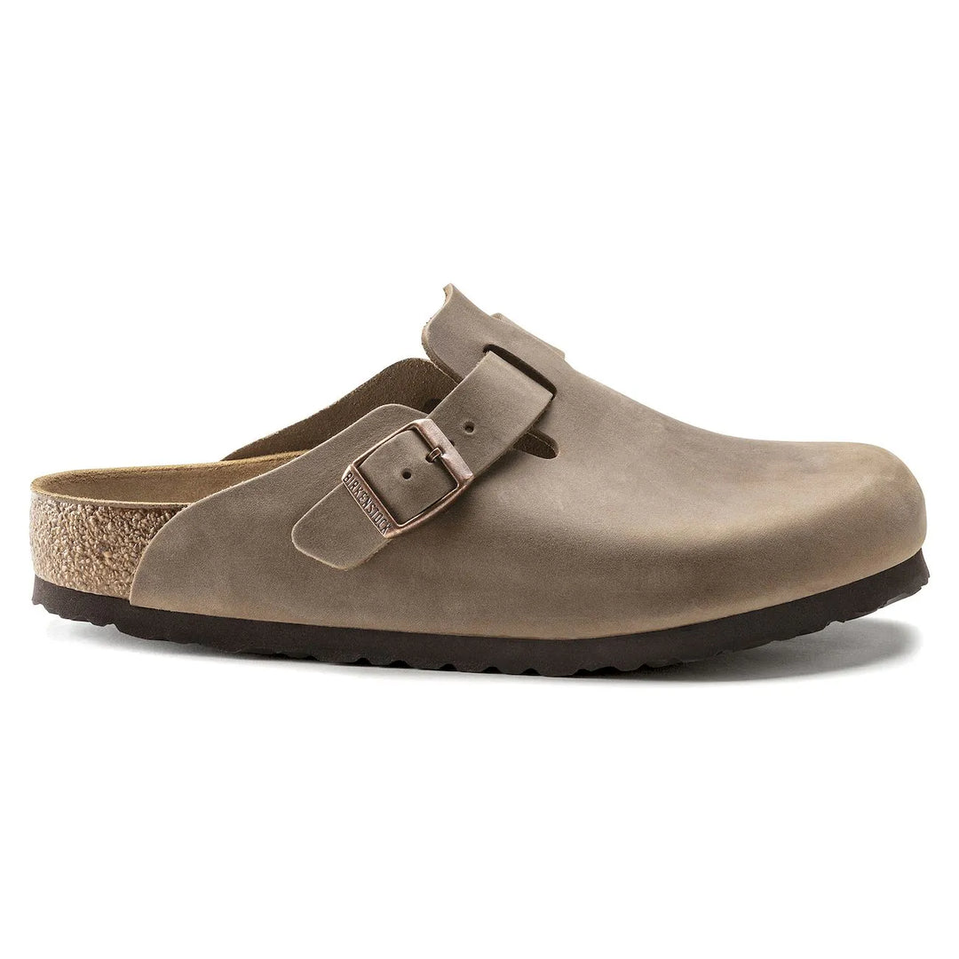 Boston pelle oliata Tabacco brown