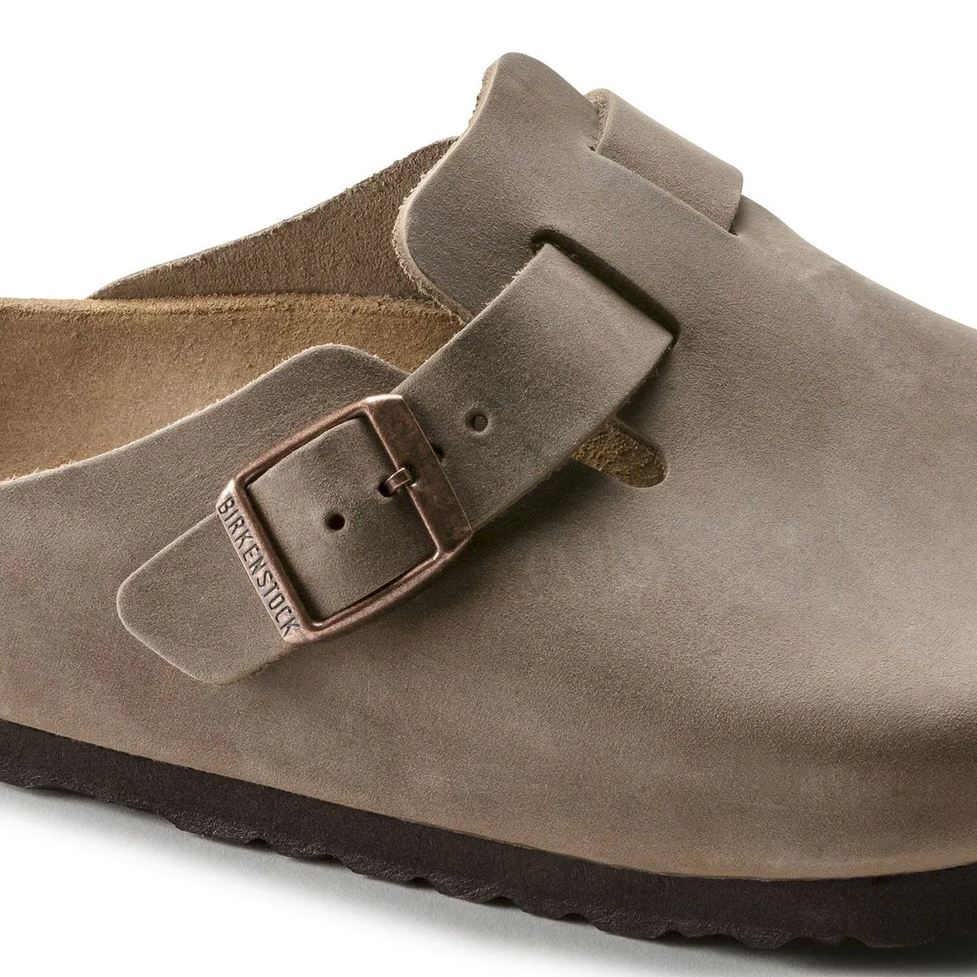Boston pelle oliata Tabacco brown