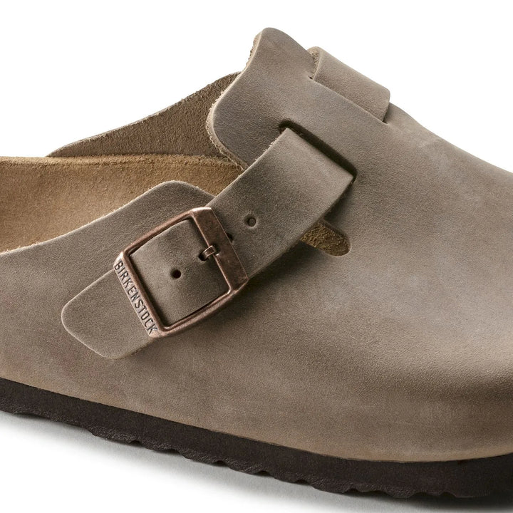 Boston pelle oliata Tabacco brown