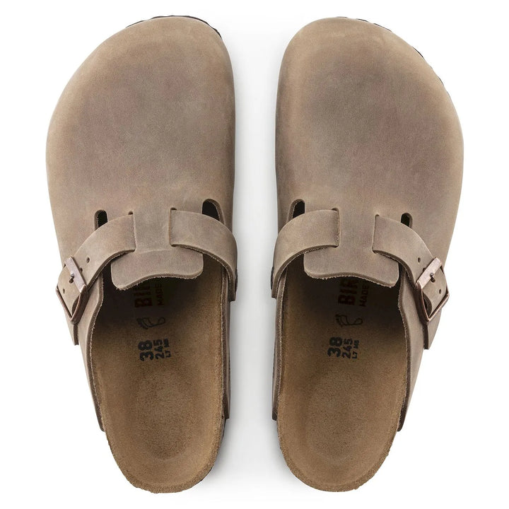 Boston pelle oliata Tabacco brown
