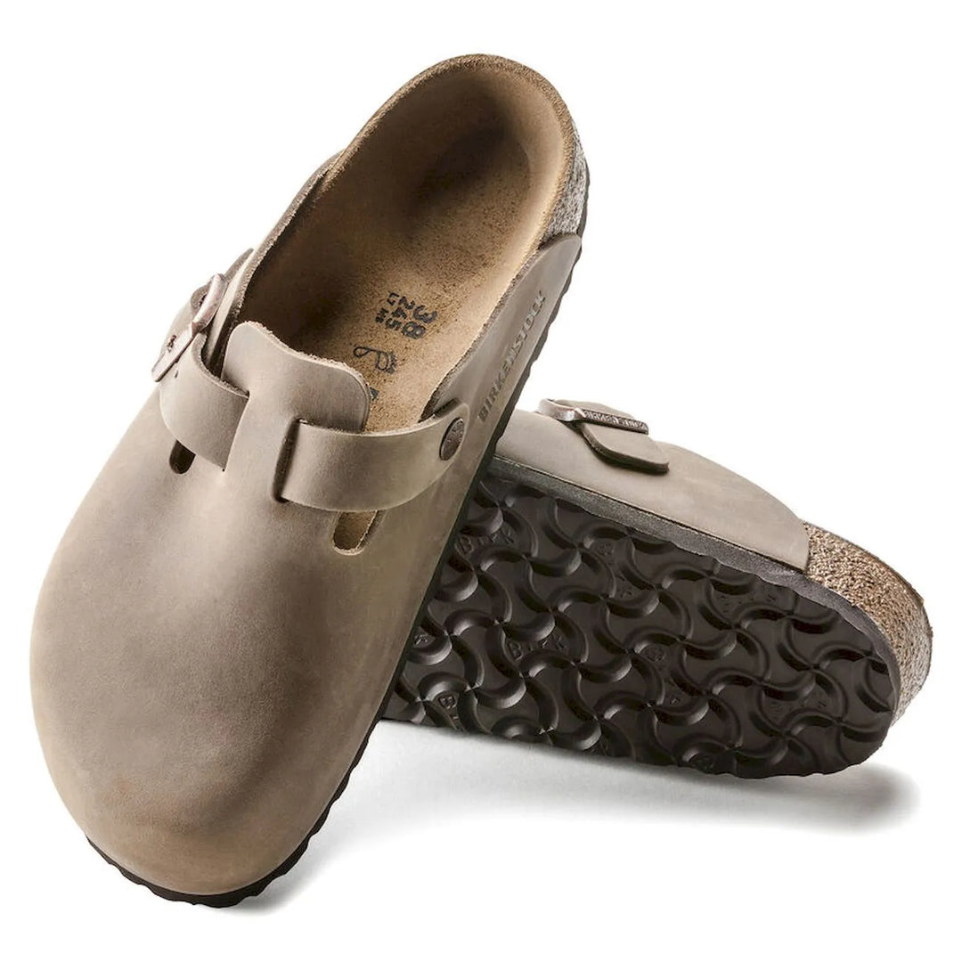 Boston pelle oliata Tabacco brown