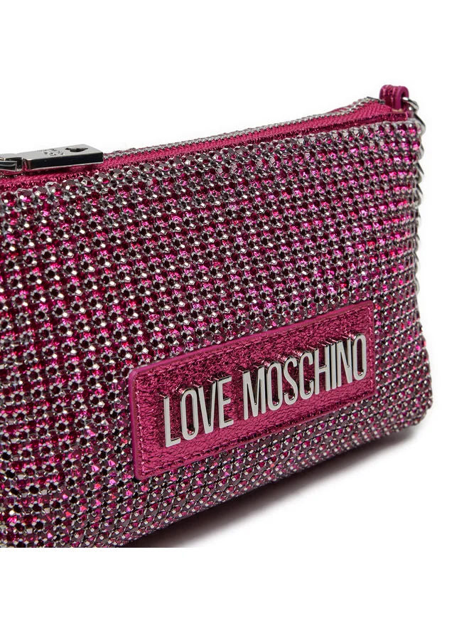 Mini bag con zip e strass