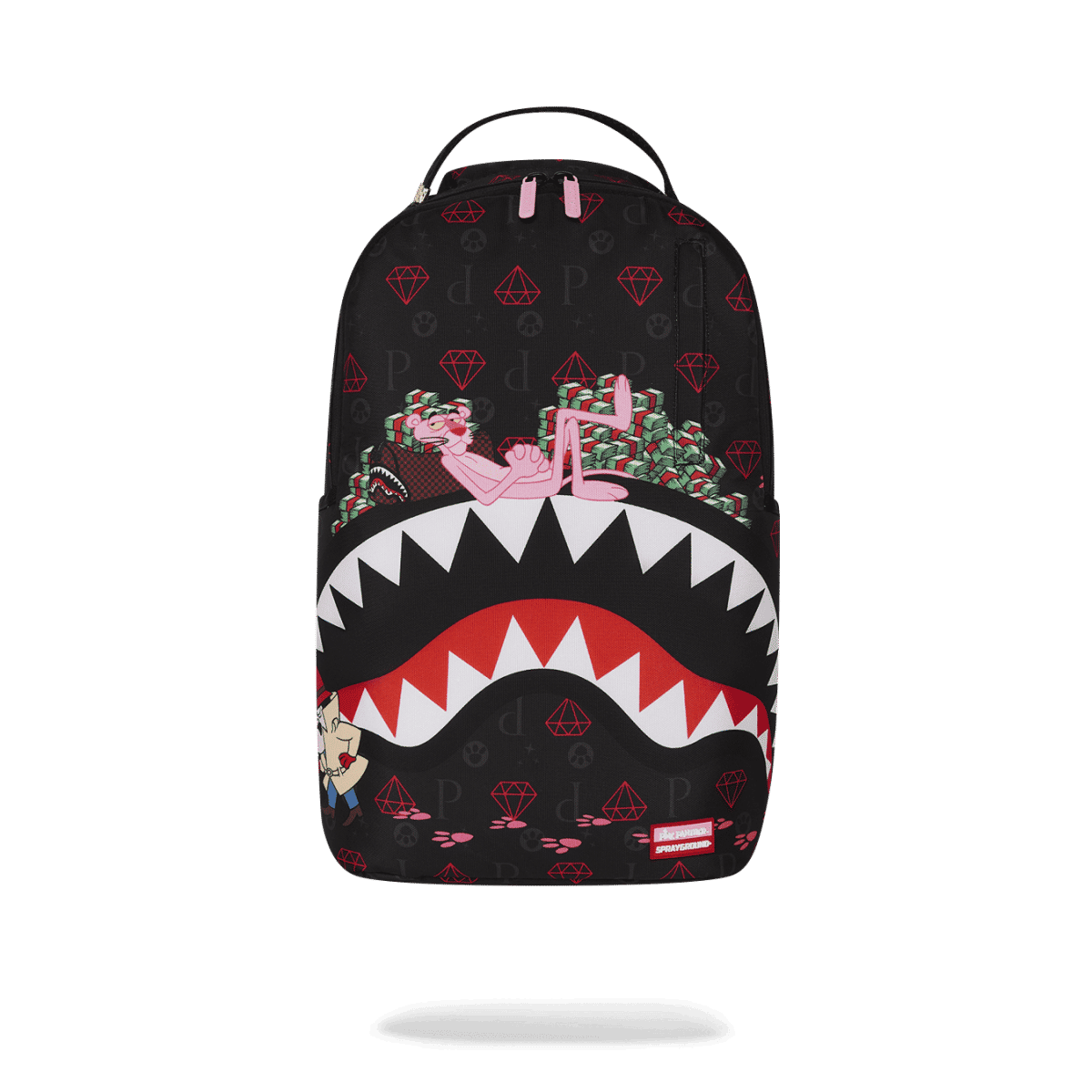 Zaino pink panther paw prints DLXR