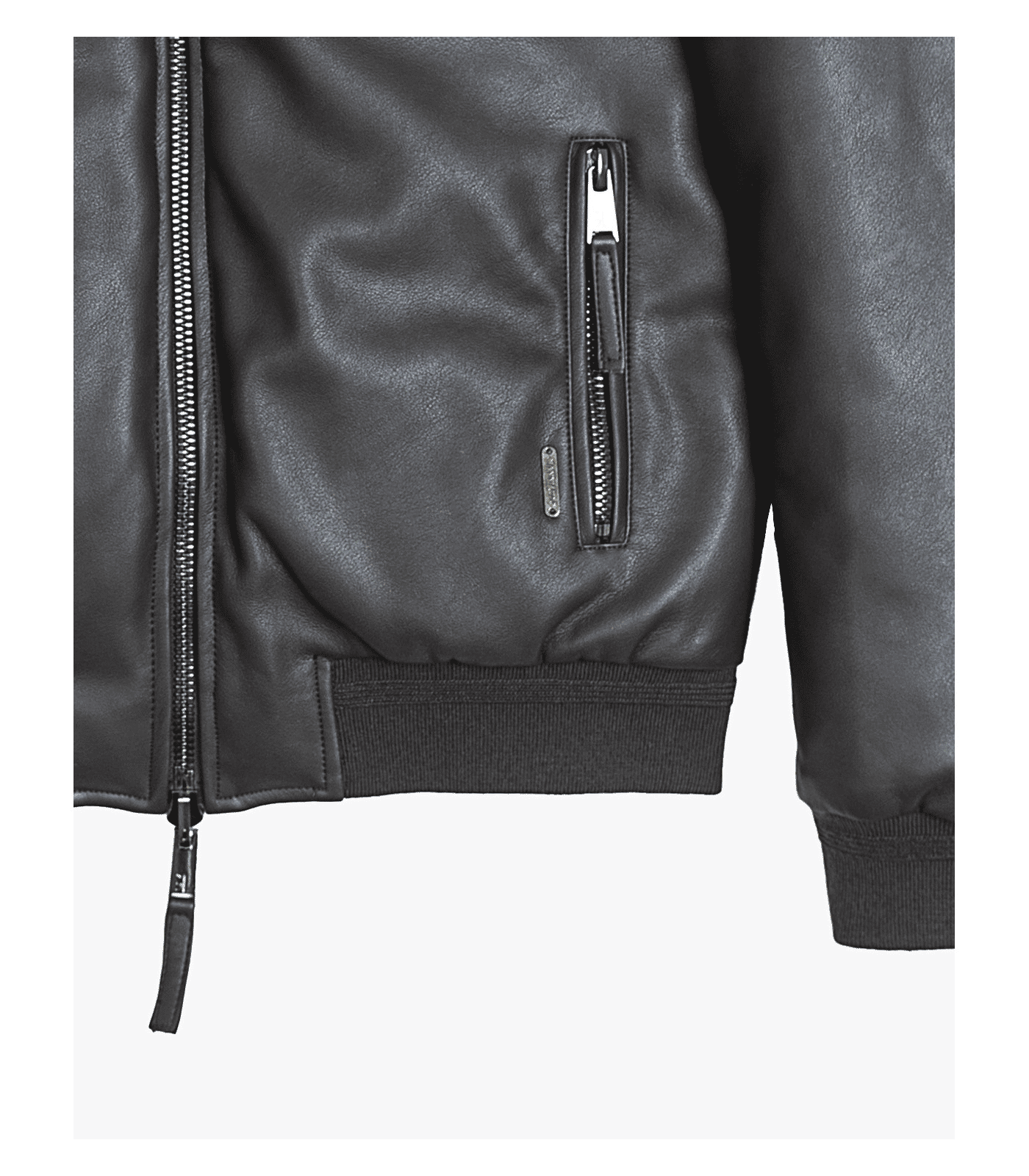 Giubbotto bomber double-face in similpelle