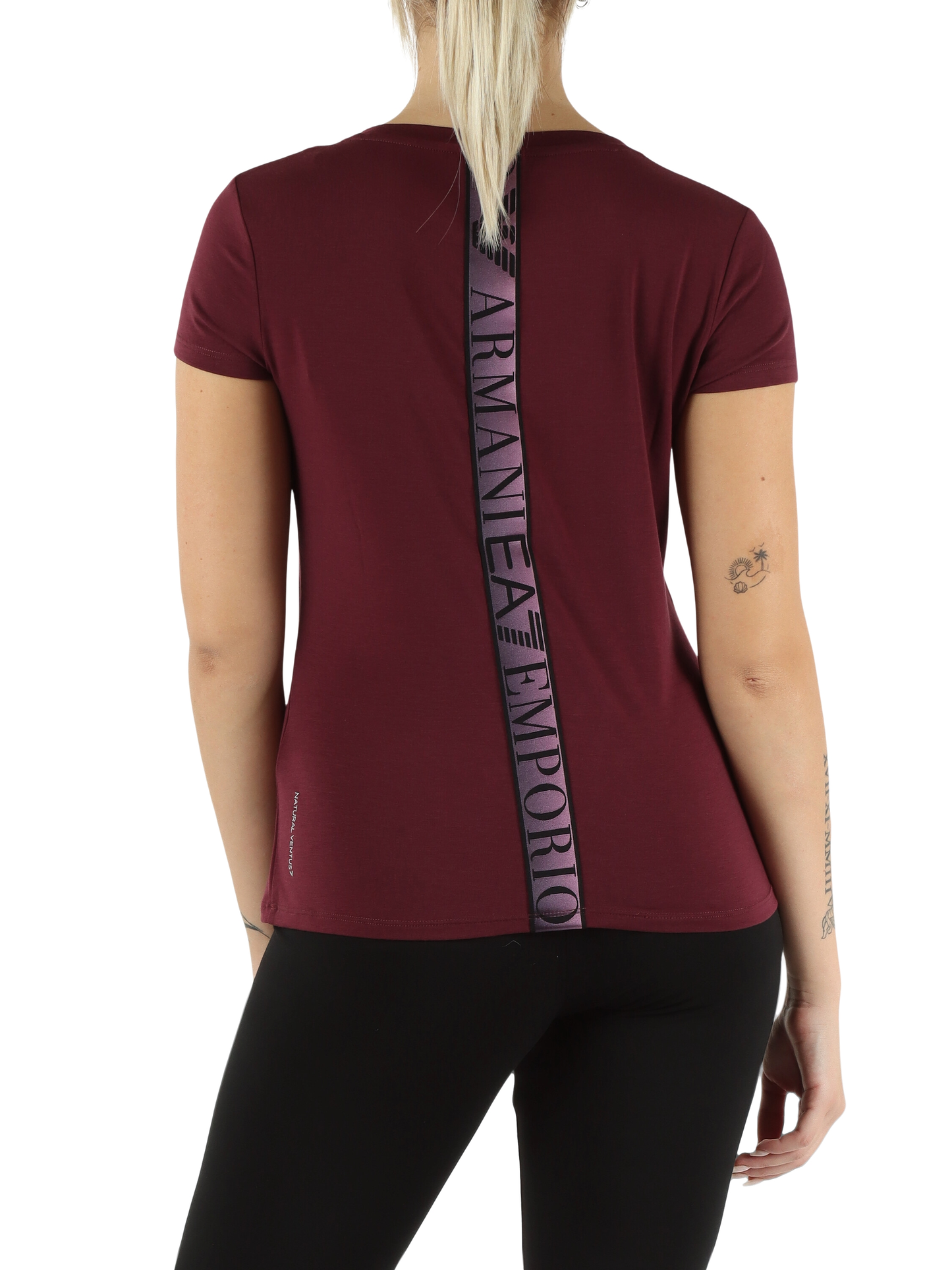 T-shirt girocollo Dynamic Athlete in tessuto tecnico Natural VENTUS7