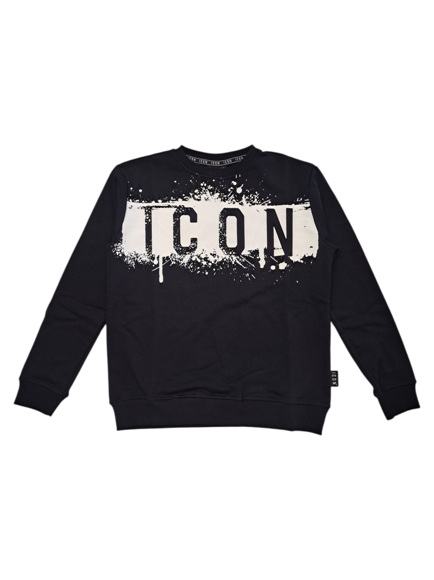 Felpa con logo sul petto