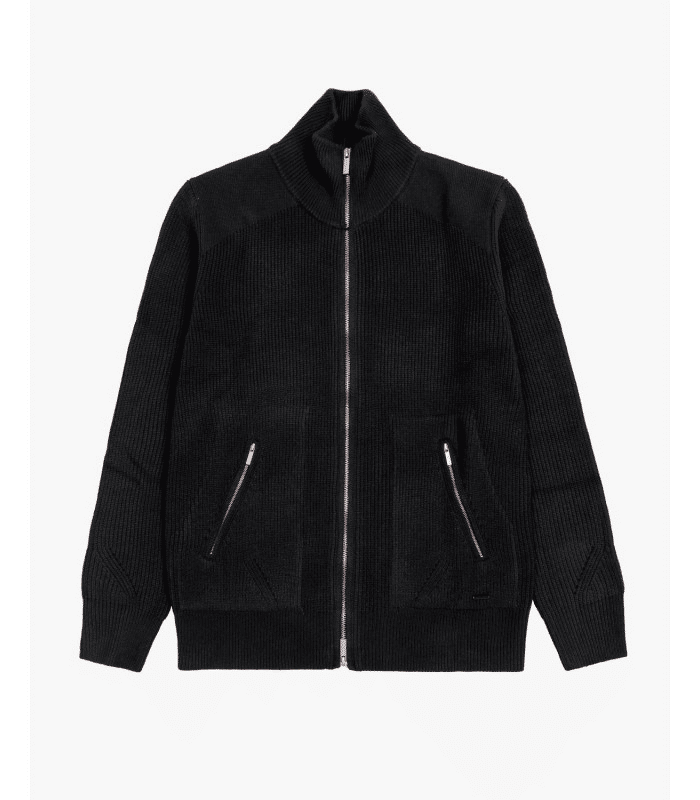 Cardigan in maglia con zip