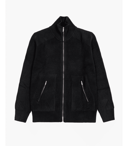 Cardigan in maglia con zip