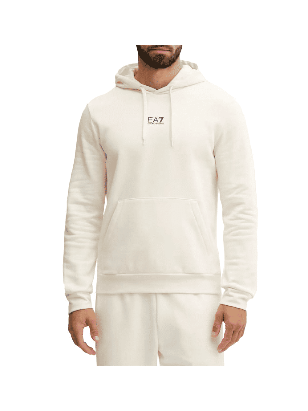 Felpa con cappuccio Core Identity in misto cotone