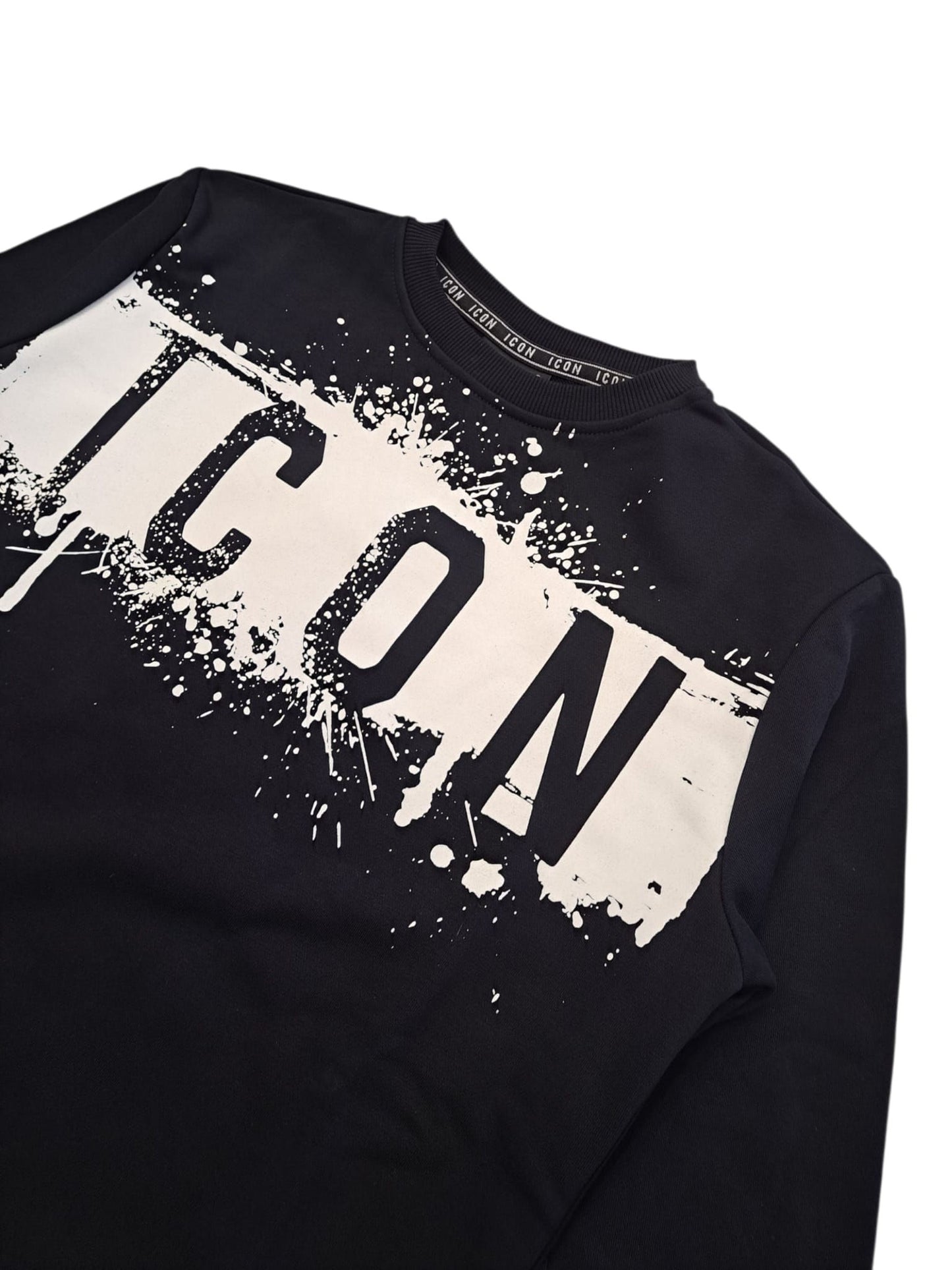 Felpa con logo sul petto