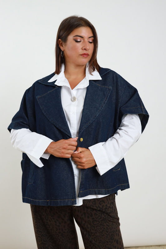 Kimono jeans curvy Ibisco