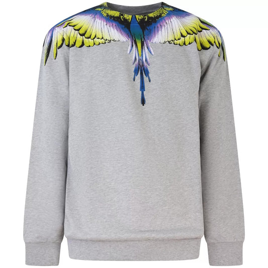 Felpa girocollo con stampa aquila