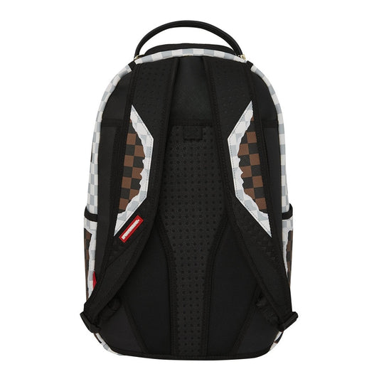 Zaino CREAM AND BROWN TEAR CHECK