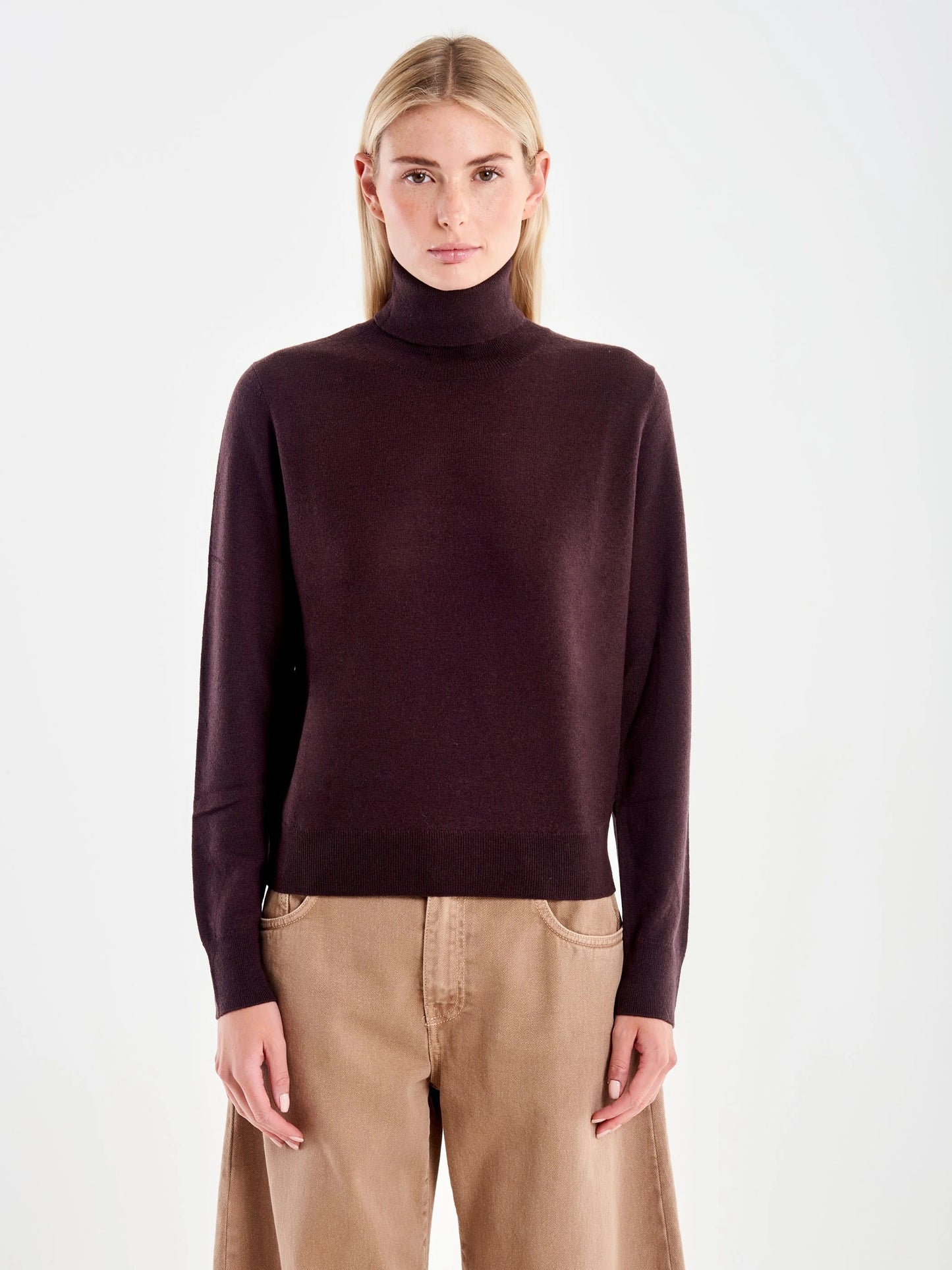 Dolcevita basic 100% lana Marina