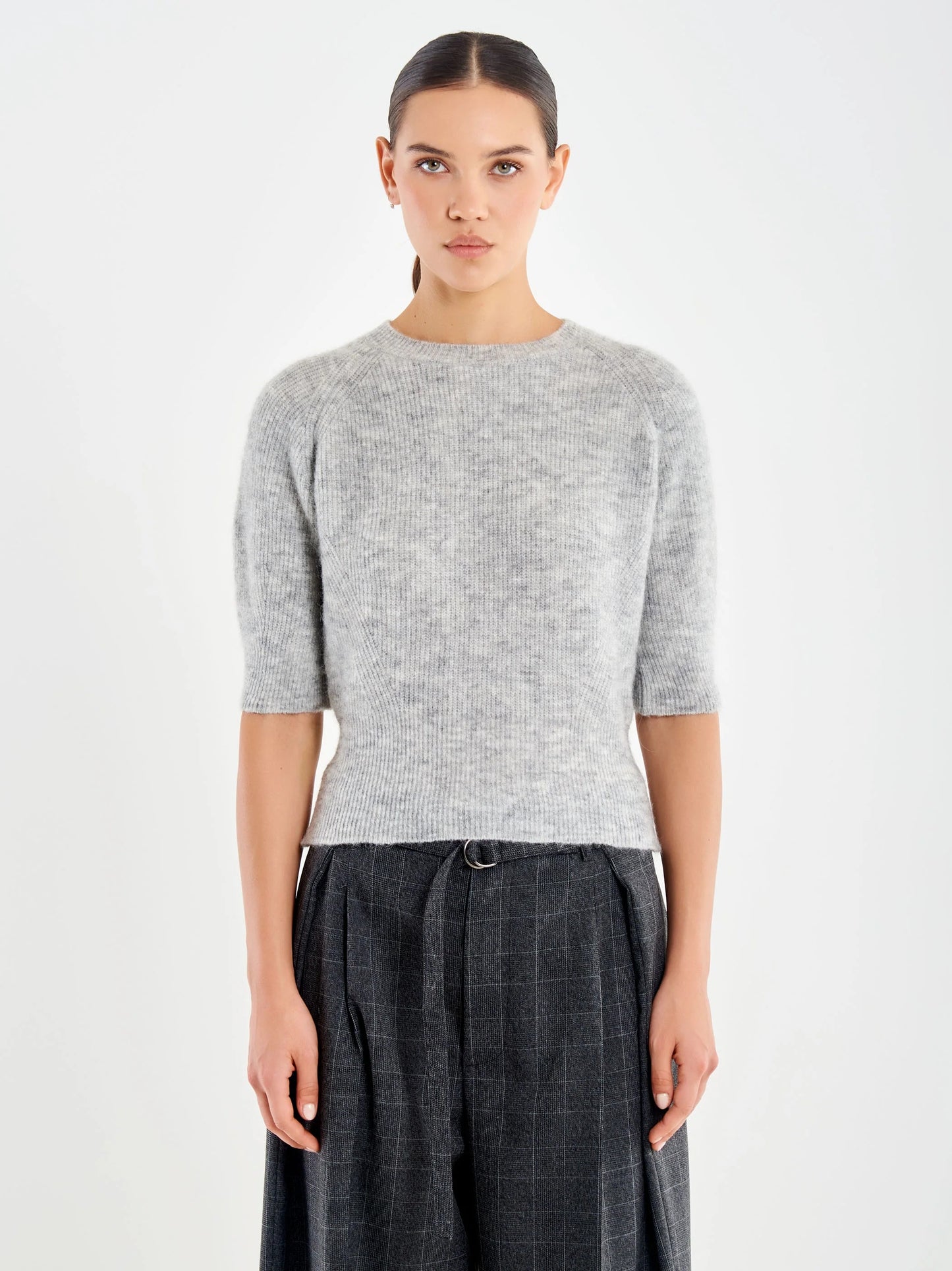 Pull girocollo mezza manica Corina