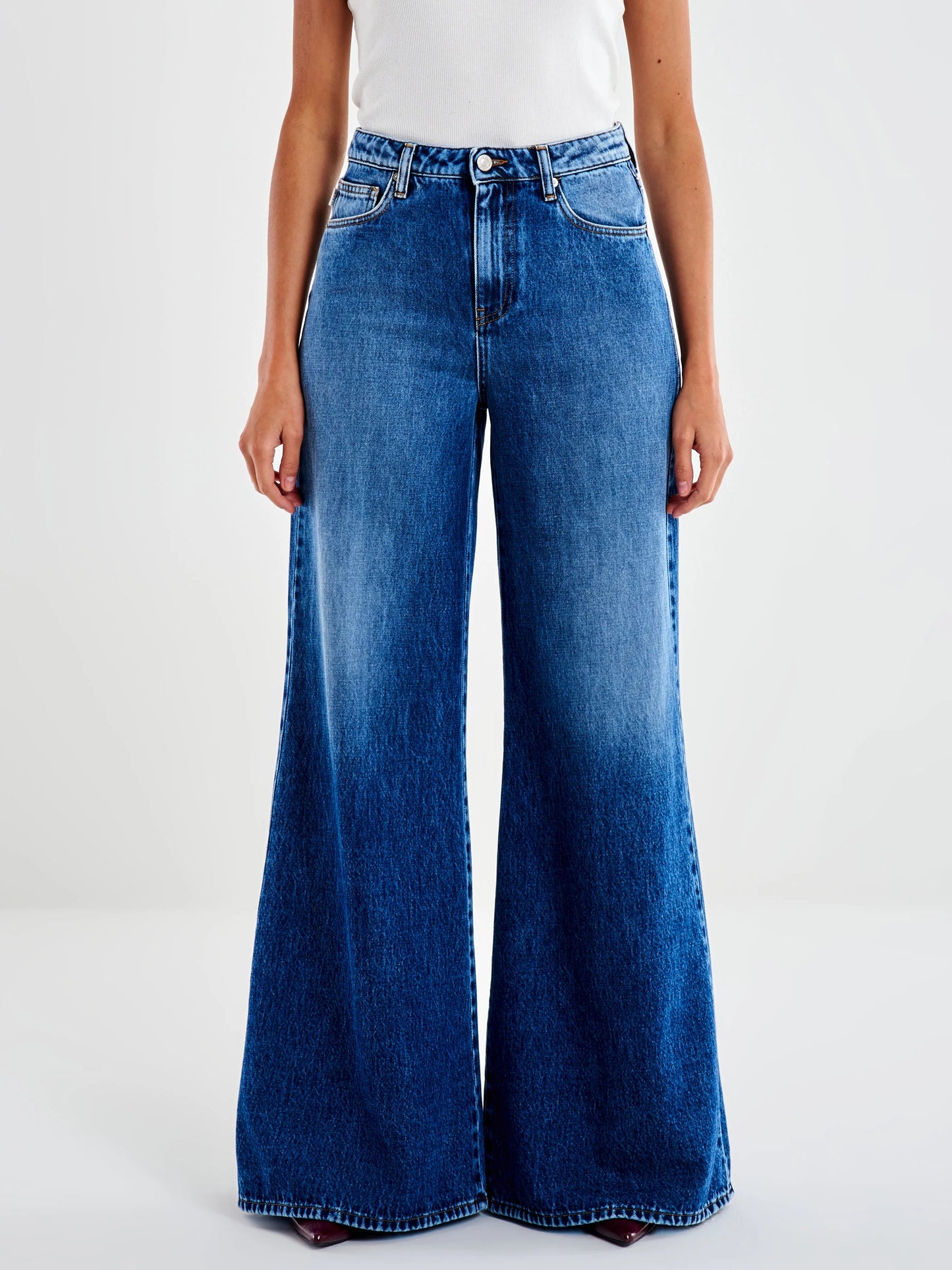 Jeans basic wide leg Sidney
