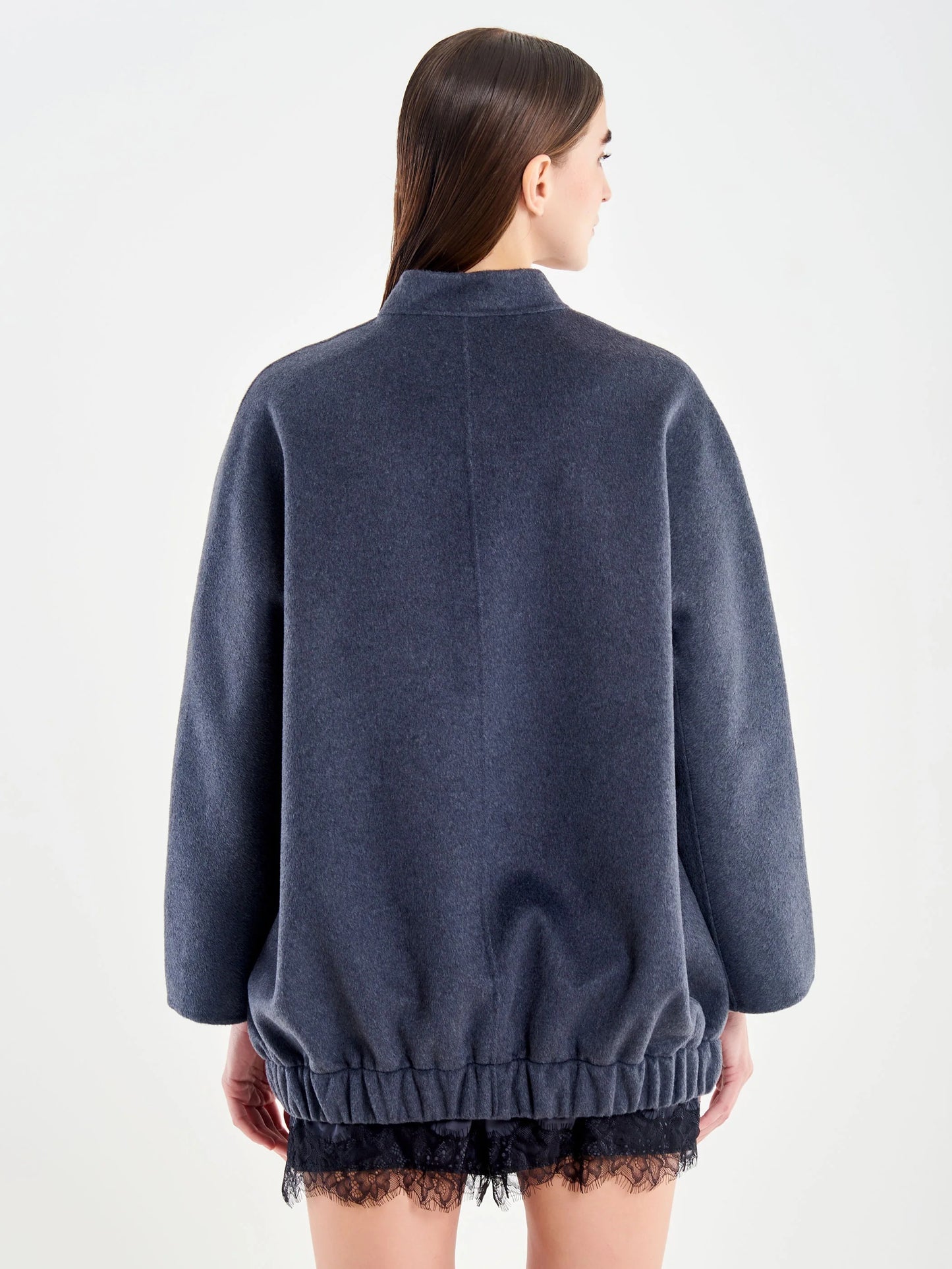 Bomber in misto lana Aurisca