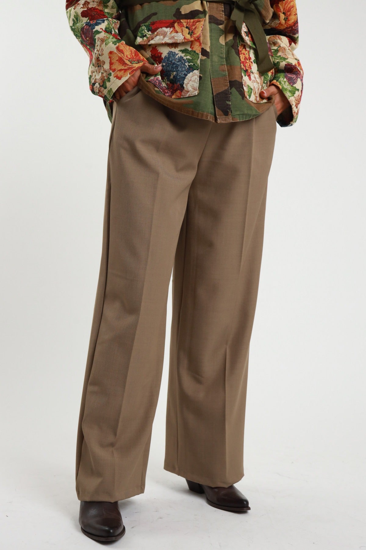 Pantaloni gamba dritta curvy Mariel