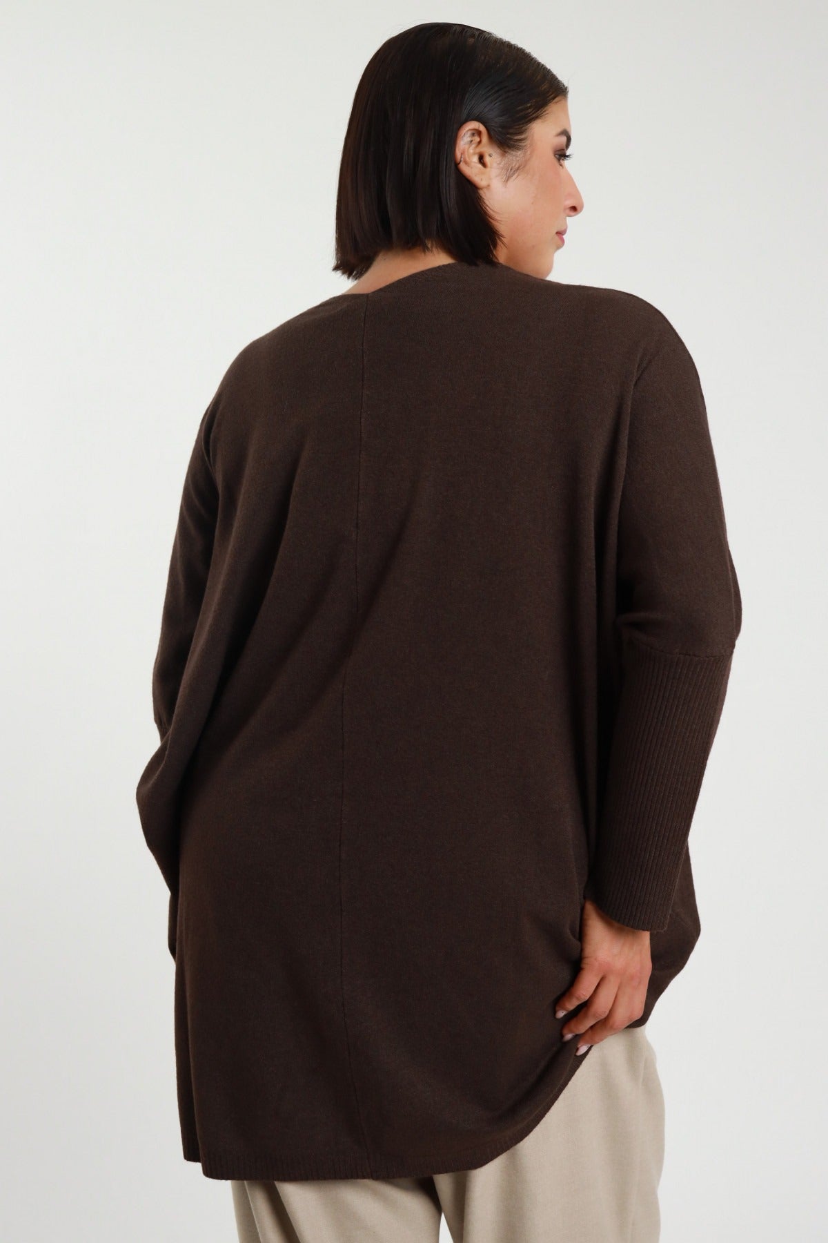 Maglia con tasche curvy Elvya