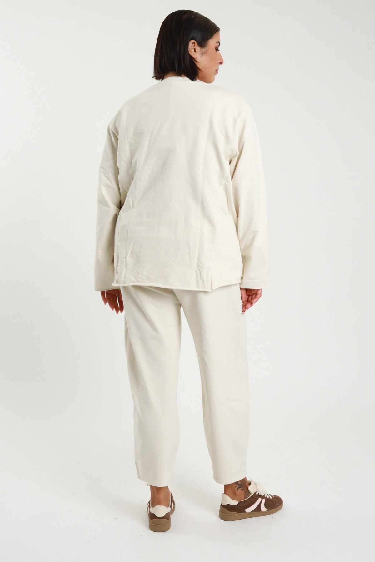 Completo tuta felpa curvy Olviana