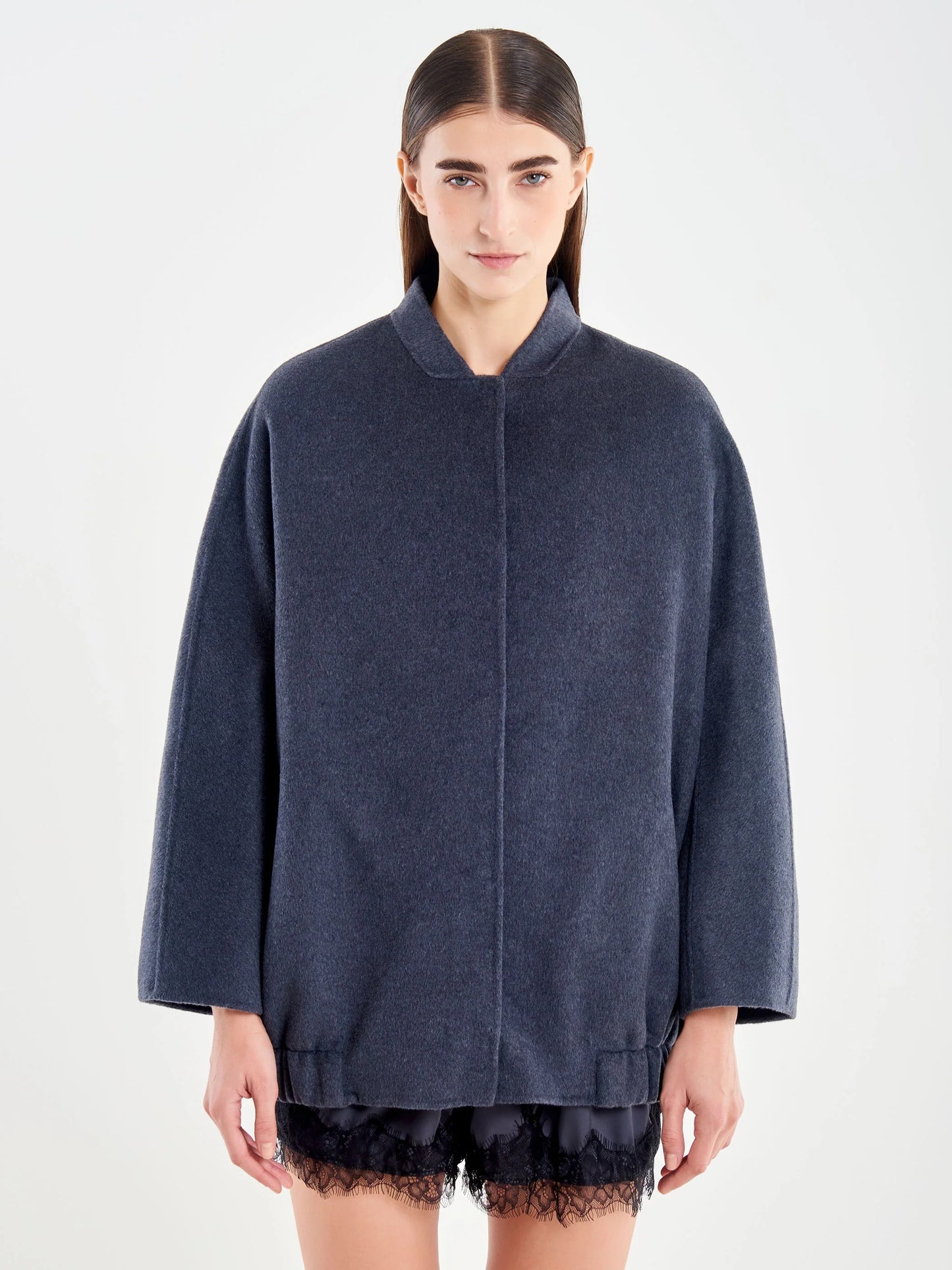 Bomber in misto lana Aurisca