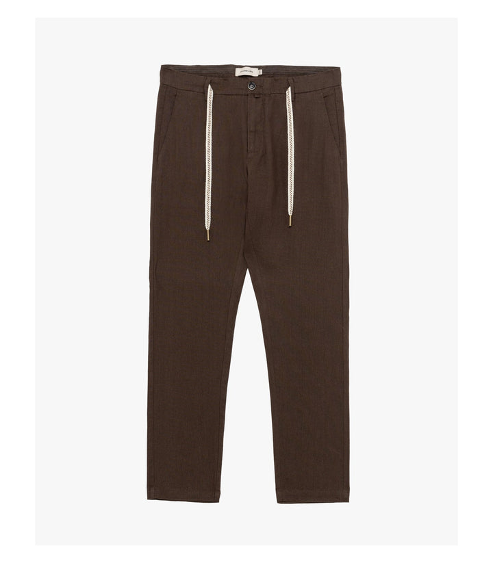 Pantalone in lino con laccio