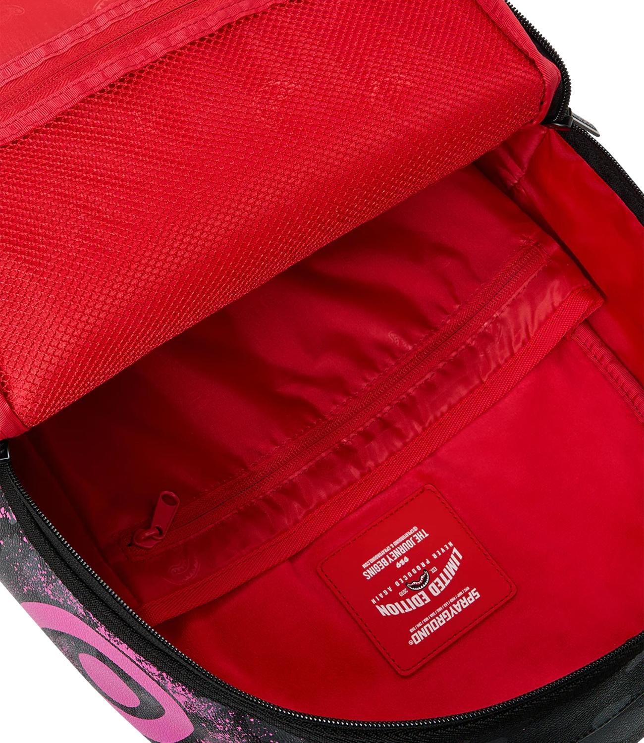 Zaino PEANUTS SNOOPY PINK STENCIL DLXSV