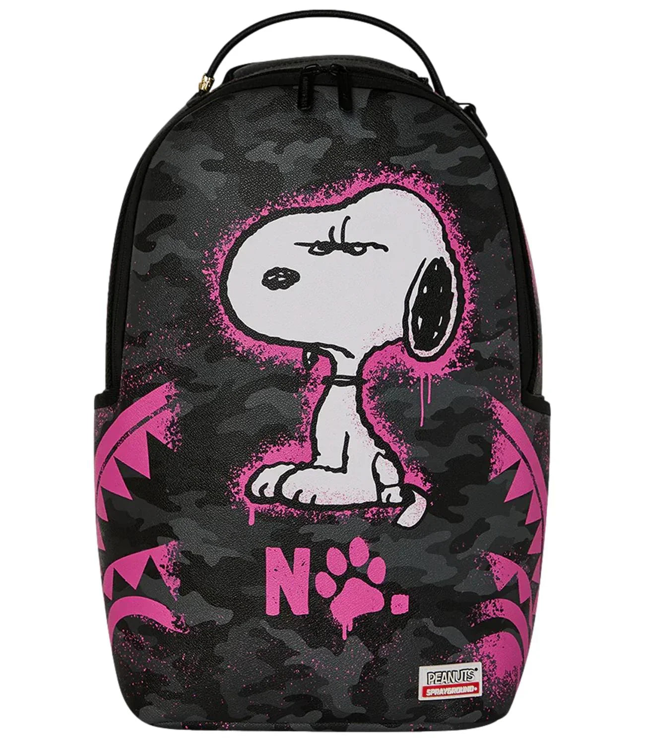 Zaino PEANUTS SNOOPY PINK STENCIL DLXSV