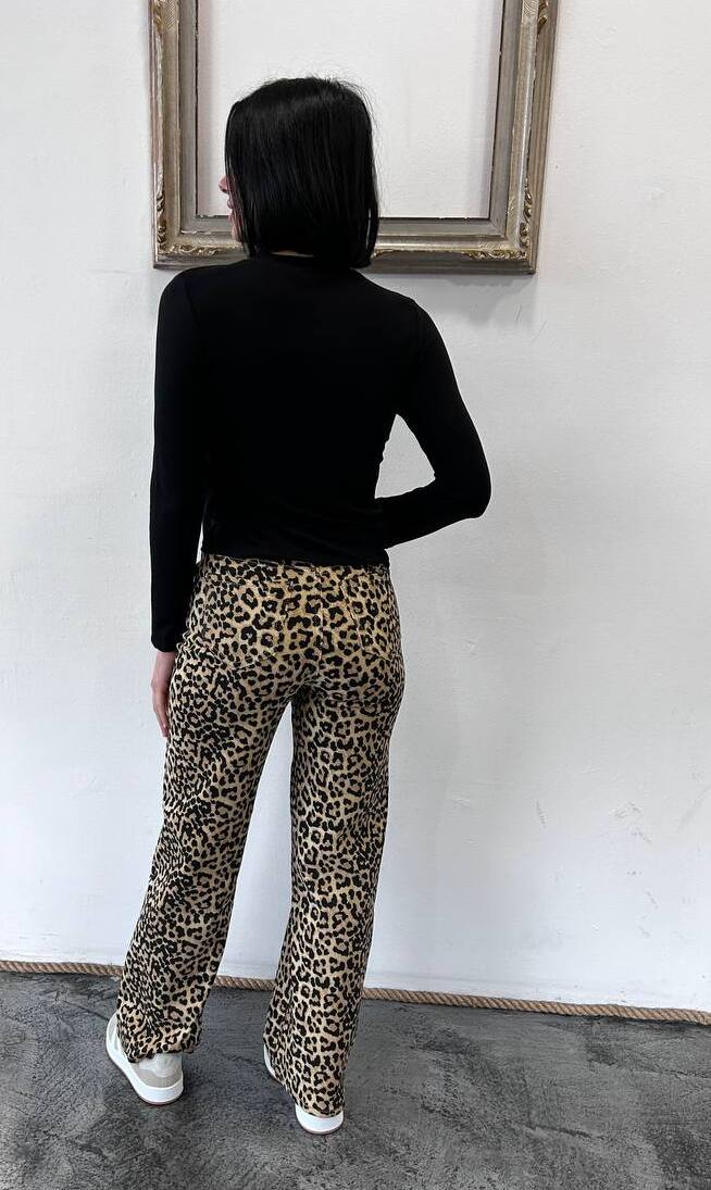 Pantaloni leopardati Noemi