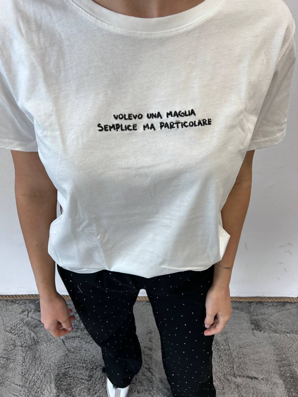 T-shirt "volevo una maglia semplice ma particolare" Giorgia