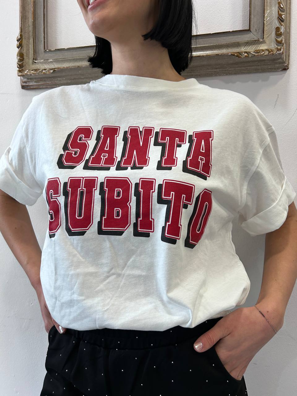 T-shirt "Santa subito" Isabella