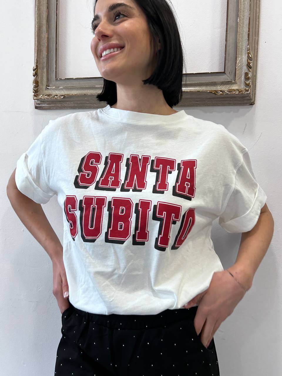 T-shirt "Santa subito" Isabella