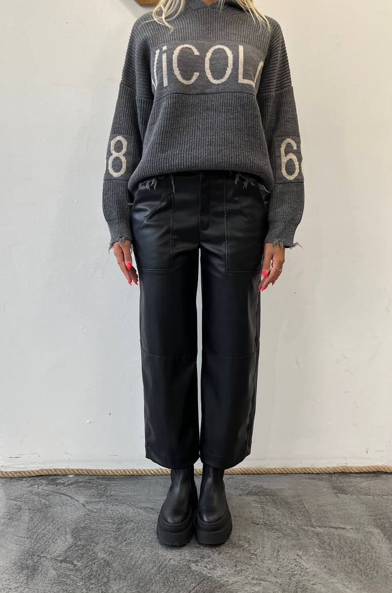 Pantaloni in ecopelle Yucca