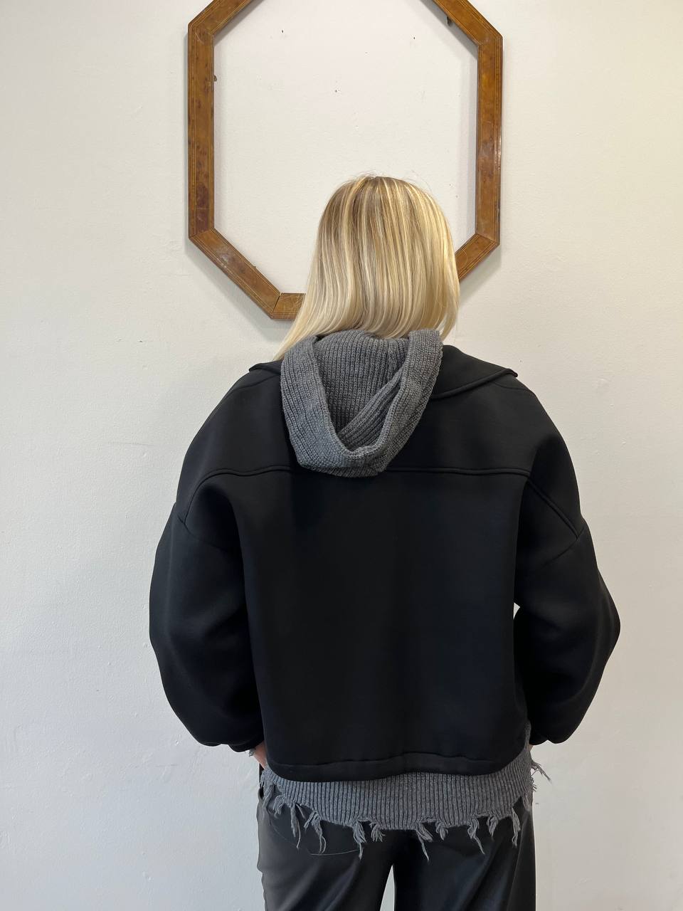 Giacca corta con cappuccio Verbena