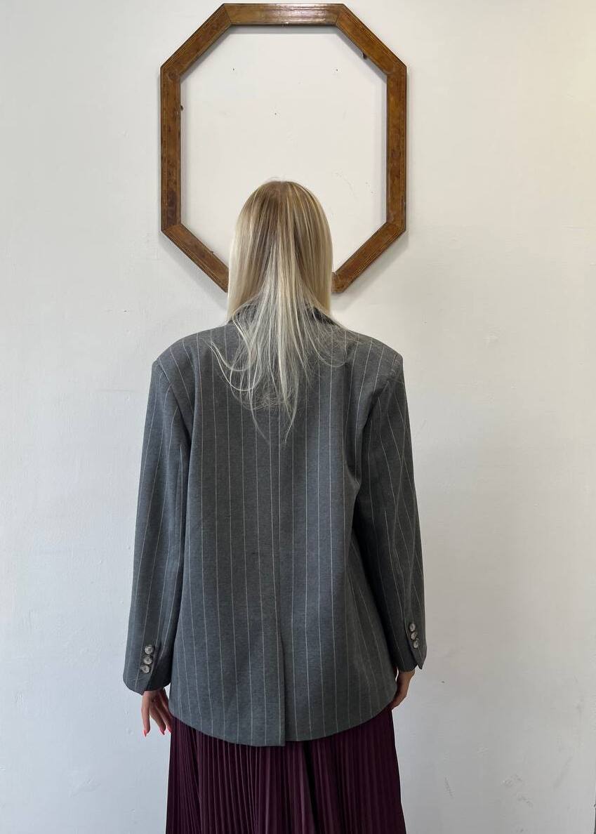 Giacca gessato Nigella