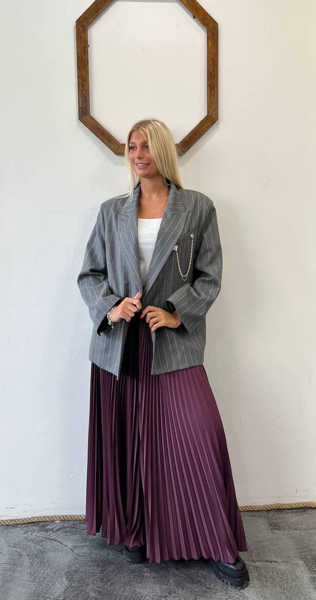 Giacca gessato Nigella