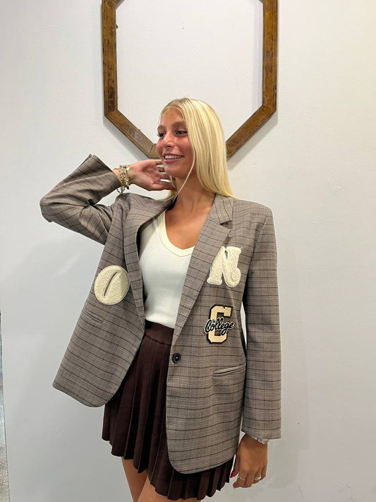 Giacca patch bouclé Adorable Oleandro