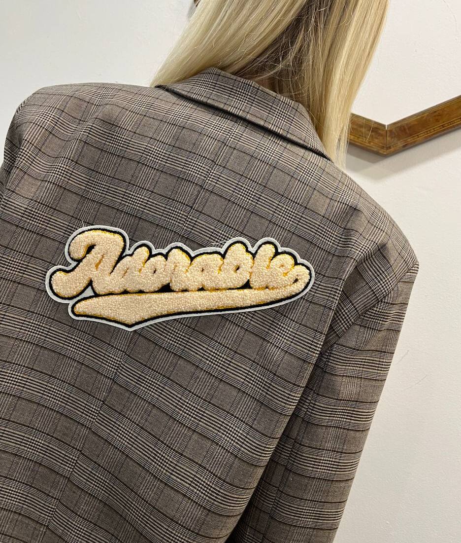 Giacca patch bouclé Adorable Oleandro