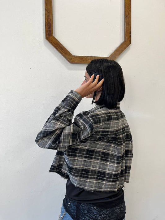 Camicia crop Echinacea