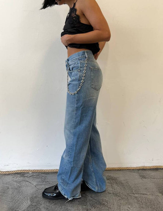 Jeans Adriana Ciclamino