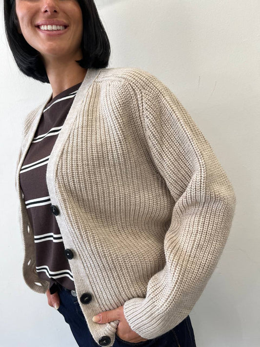 Cardigan con scollo a V Clivia