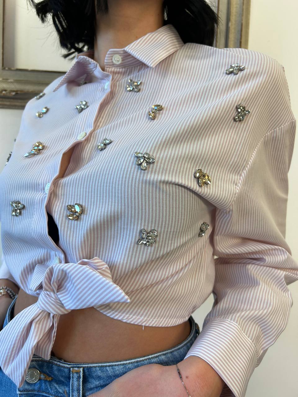 Camicia con spille Jasmine