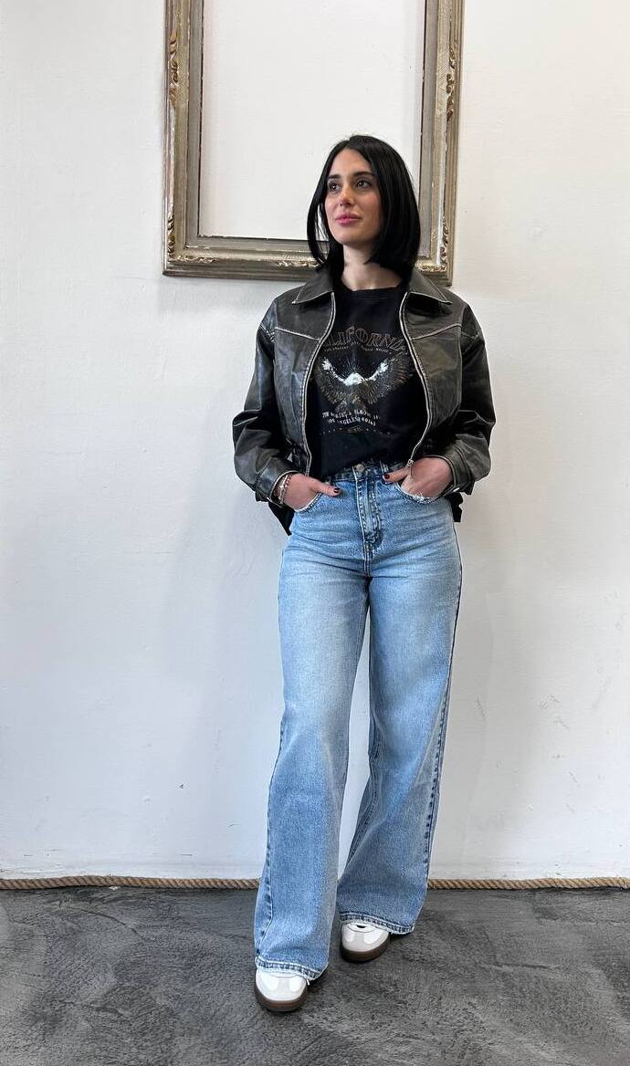 Jeans mom fit Frida