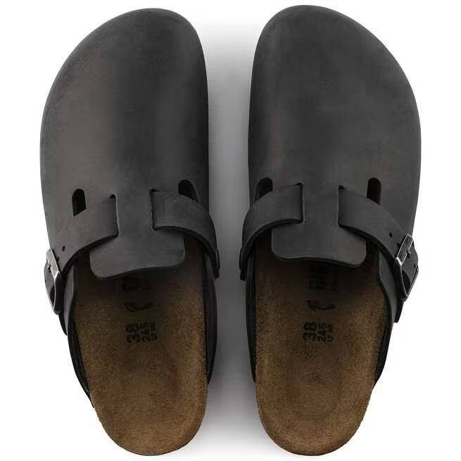 Boston pelle oliata Black